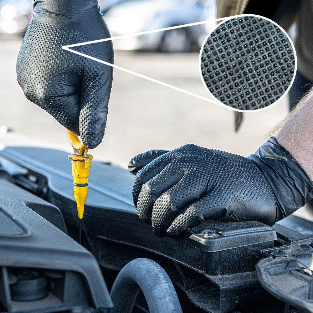 Timco Diamond Textured Disposable Nitrile Gloves (box of 100)