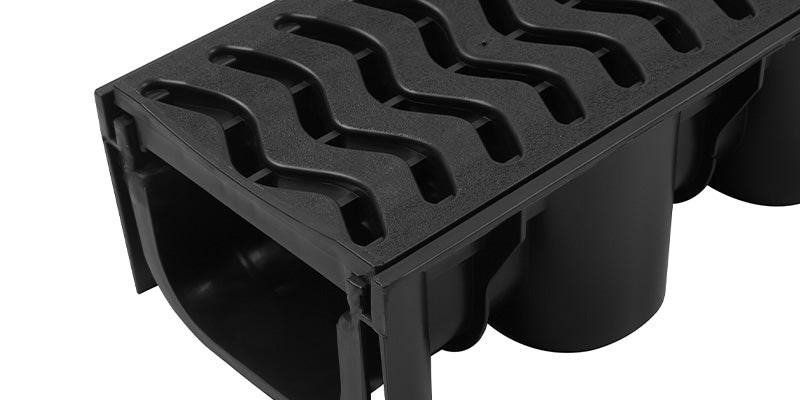 Polydrain Domestic Drainage Channel A15 - 1000mm x 129mm x 79mm