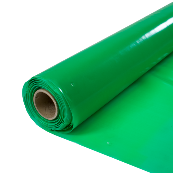 125mu - Green Tint Polythene Vapour Barrier Building 4m x 50m