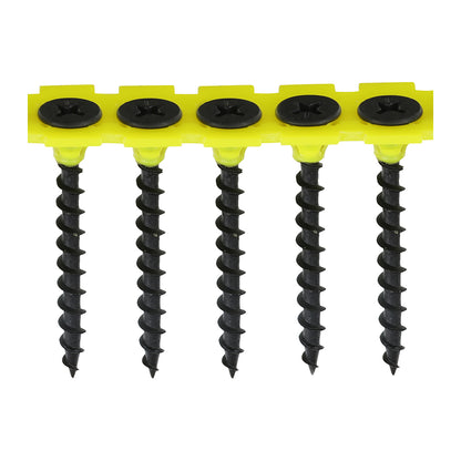 TIMCO - Collated Drywall Screws - PH - Bugle - Coarse Thread - Black