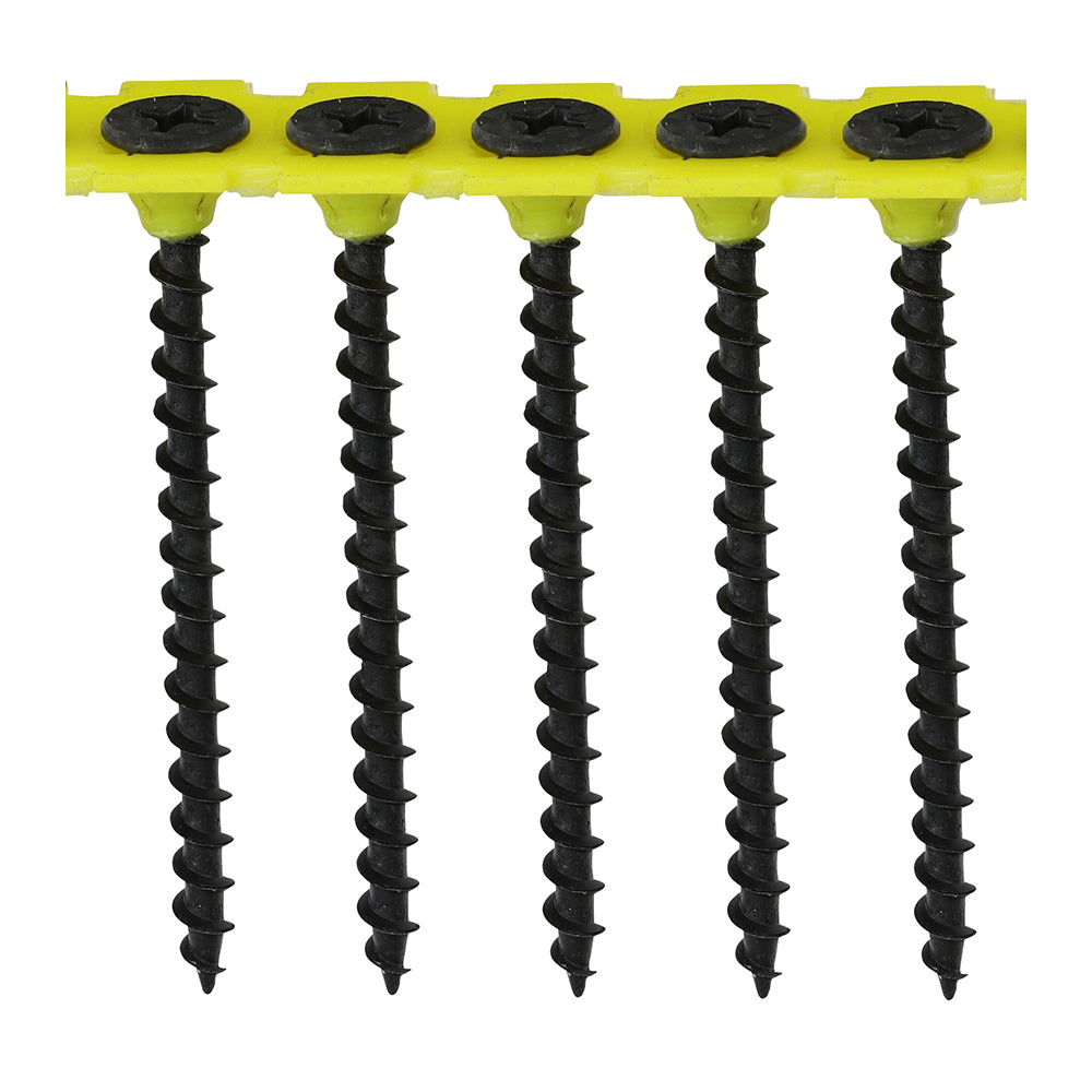 TIMCO - Collated Drywall Screws - PH - Bugle - Coarse Thread - Black
