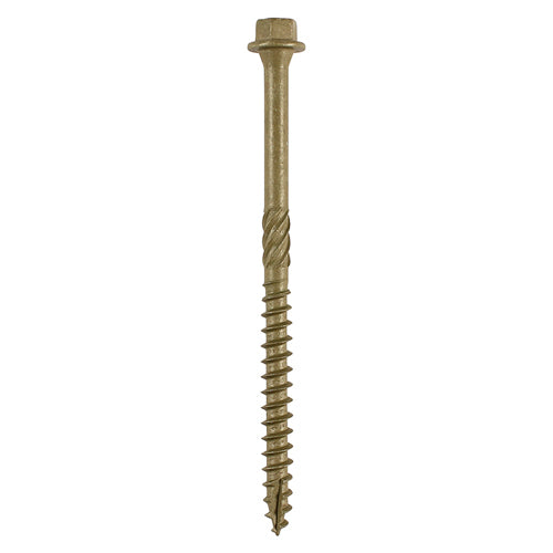TIMCO - Timber Frame Construction & Landscaping Screws - Hex - Exterior - Green Organic