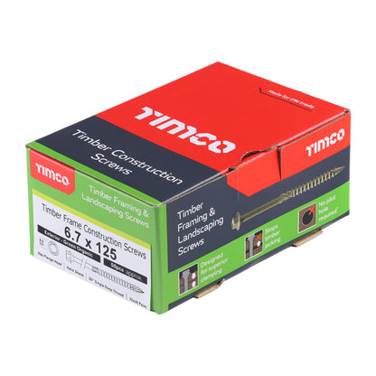 TIMCO - Timber Frame Construction & Landscaping Screws - Hex - Exterior - Green Organic