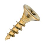 SiDAX - General-Purpose Woodscrews | PoziDrive PZ1 | Double Countersunk | Yellow