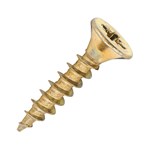 SiDAX - General-Purpose Woodscrews | PoziDrive PZ1 | Double Countersunk | Yellow