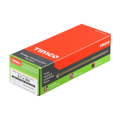 TIMCO - Timber Frame Construction & Landscaping Screws - Hex - Exterior - Green Organic