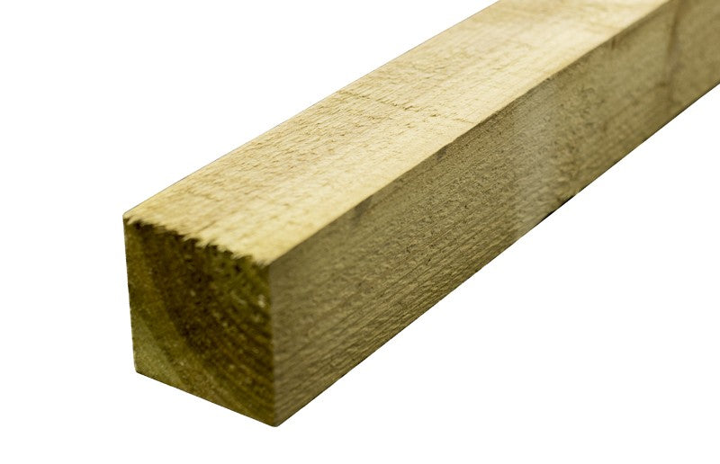 3x3 Treated Timber - 75mm x 75mm - 2.4m