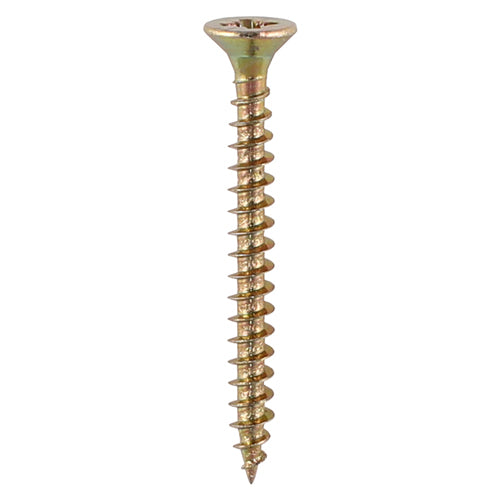 TIMCO - Solo Woodscrews - PZ - Double Countersunk - Yellow - Tubs