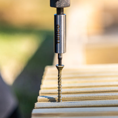 Timco C2 Deck-Fix - TX - Countersunk with Ribs - Twin-Cut - Green 4.5 x 65 Decking Screw (Tub of 250)