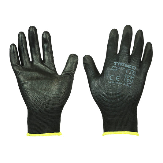 Timco Durable Grip Gloves - PU Coated Polyester