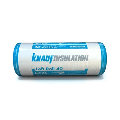 200mm Knauf Loft Roll 40 1140mm x 4.8m - (5.529m2/Pack)