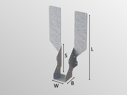 Timber Hangers - Light Duty Hanger (Standard Leg) - Galvanised