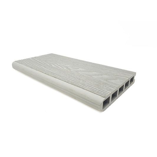 Bullnose Elegance Composite Decking Board 3.6m - ASH GREY