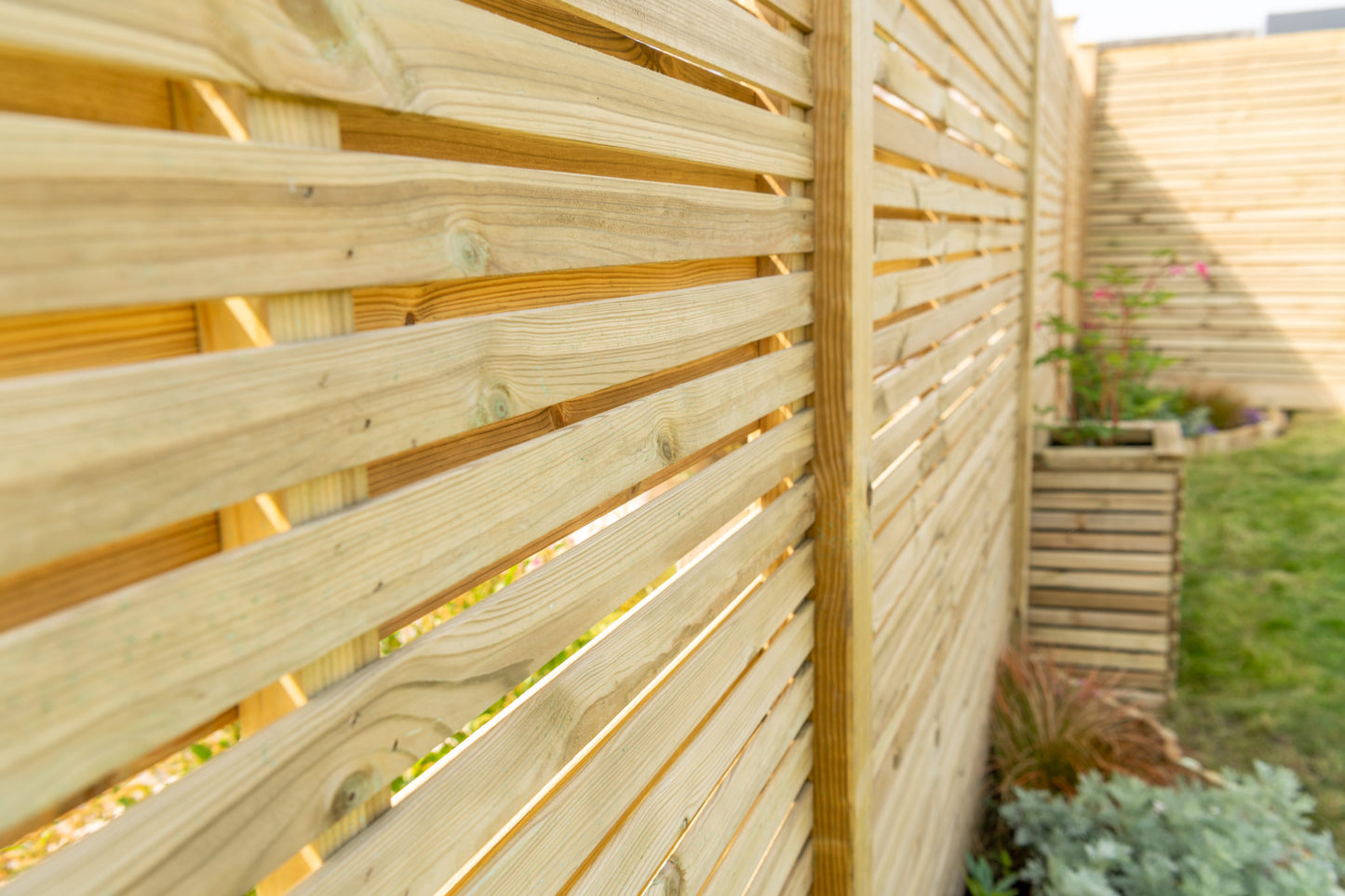 Contemporary Optima Fence Panel
