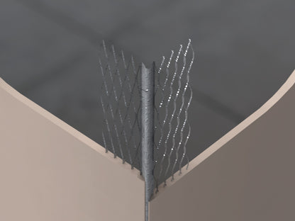 GAB Galvanised Angle Bead 45mm Wing (GAB) - 2.4m Pack of 50