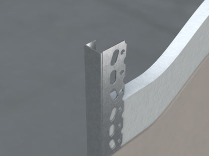 GEB Galvanised Plasterboard Edge Bead - 9.5mm x 3m Pack of 50