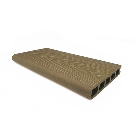 Bullnose Elegance Composite Decking Board 3.6m - MAPLE