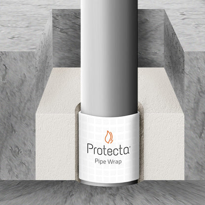 Protecta FR Pipe Wrap – Adhesive Backed Fire Rated Pipe Wrap