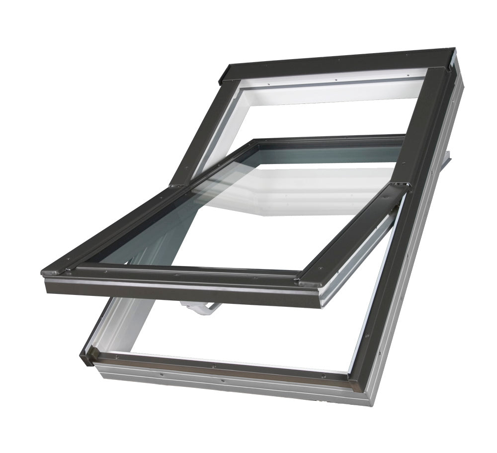 Fakro Centre Pivot Roof Window - White uPVC - PTP-V