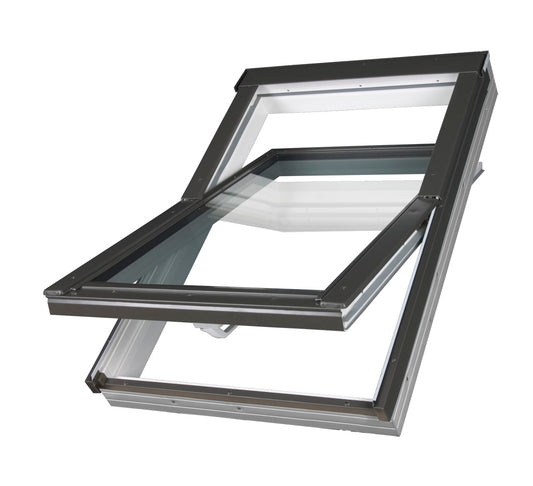 Fakro Centre Pivot Roof Window - White uPVC - PTP-V