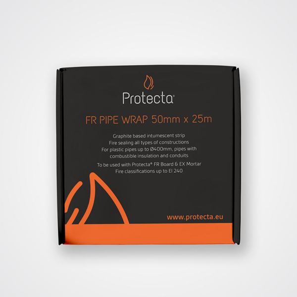 Protecta FR Pipe Wrap – Adhesive Backed Fire Rated Pipe Wrap