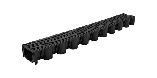 Polydrain Domestic Drainage Channel A15 - 1000mm x 129mm x 79mm