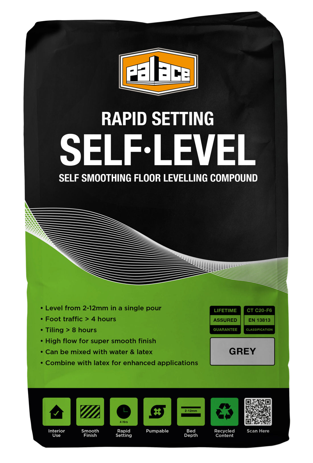 Rapid Setting Self-Level Floor Levelling Compound 20Kg (2-12mm ...