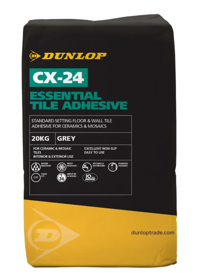 Dunlop CX-24 Essential Tile Adhesive - 20Kg