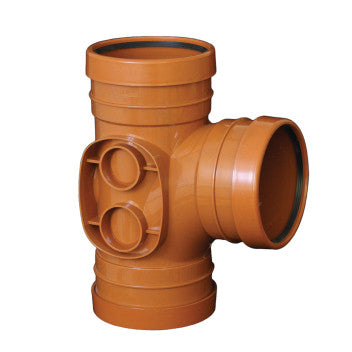 160mm Triple Socket Equal T Junction 90 degree