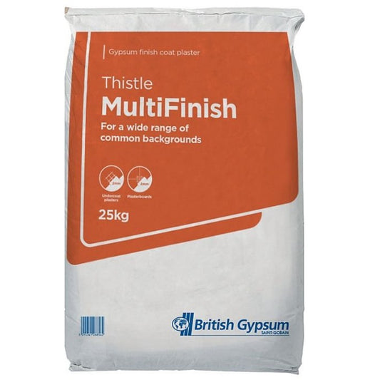 British Gypsum Thistle Multi Finish Plaster 25kg