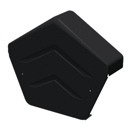 Modern Ridge End Cap Manthorpe Building Products - SmartVerge PVCu Ridge End Caps ...