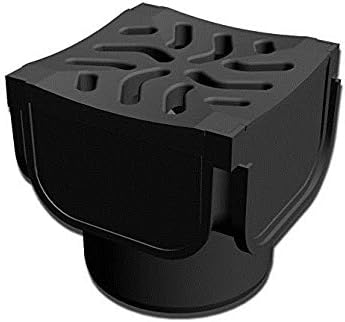 Shallow channel drain Quad Box used for creating corners and junctions without the need to mitre joints.