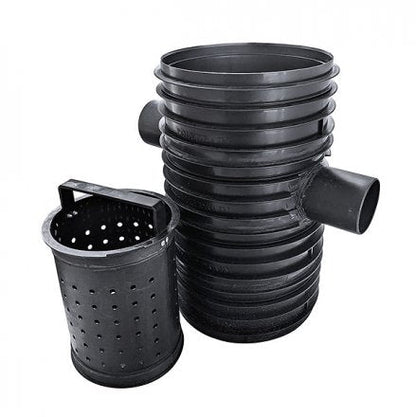 The HydroCell 450 Advanced, positioned upstream of compact retention and infiltration systems, effectively filters out debris and other unwanted particles 