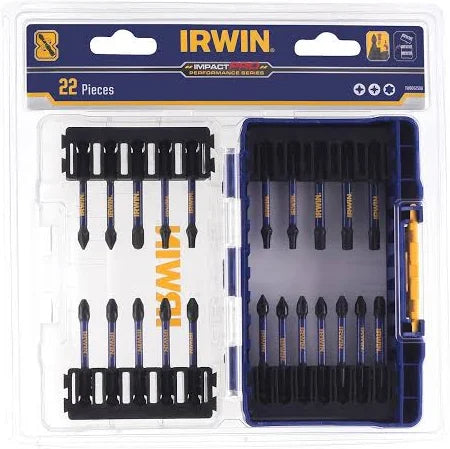 Irwin® IW6062506 Impact Pro Performance Bit Set, 22 Piece